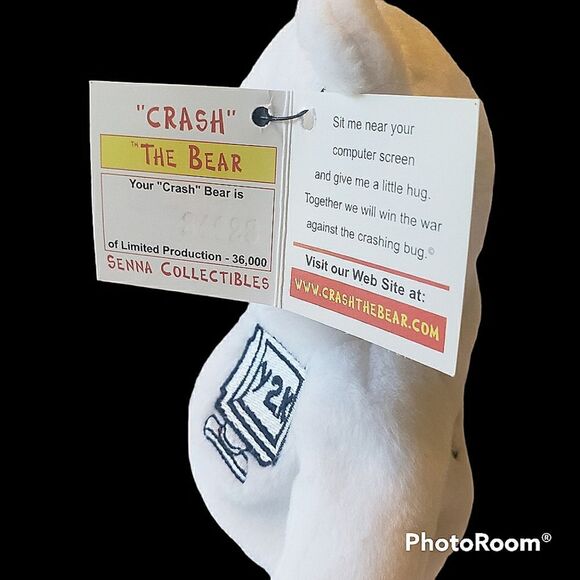 Vintage "Crash" the Y2K Bear by Senna Collectibles - Picture 4 of 4